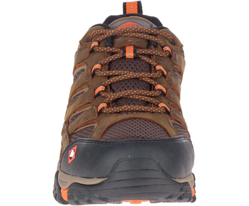 Buty Sportowe Merrell Męskie Brązowe - Moab Vertex Vent Sr - 532164-VES